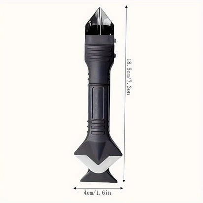 3 in 1 Silicone Scraper Sealant Smooth Remover Tools Set Caulking Finisher Smooth Grout Kit Floor Mould Removal Hand Tools Set