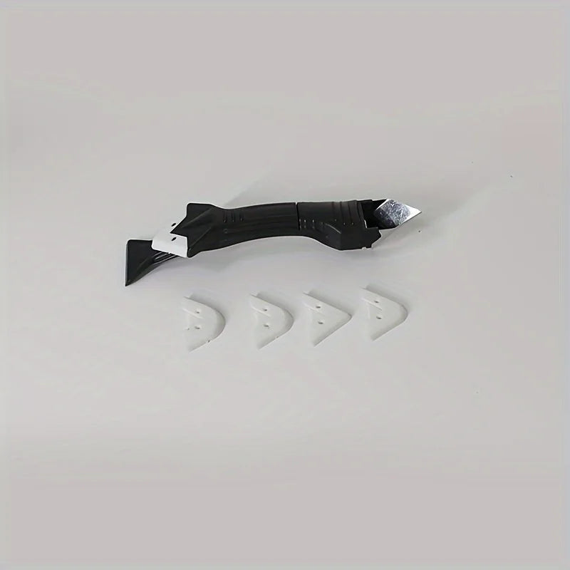 3 in 1 Silicone Scraper Sealant Smooth Remover Tools Set Caulking Finisher Smooth Grout Kit Floor Mould Removal Hand Tools Set
